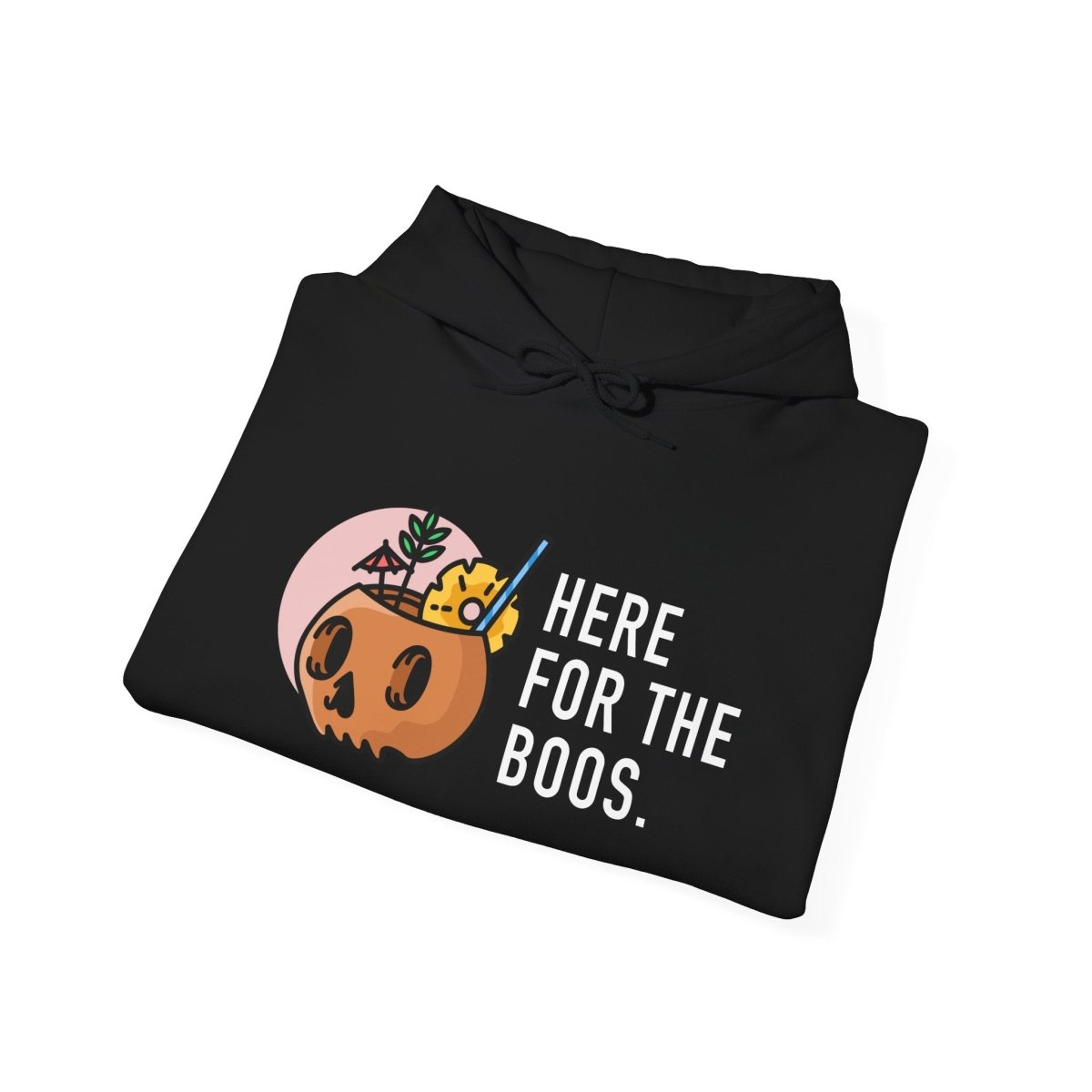 Halloween Vibes Unisex Hooded Sweatshirt - Spooky Season, Fall Fashion, Cozy Hoodie, Halloween Apparel, Here for the Boos - DCCXIV.storeHoodie