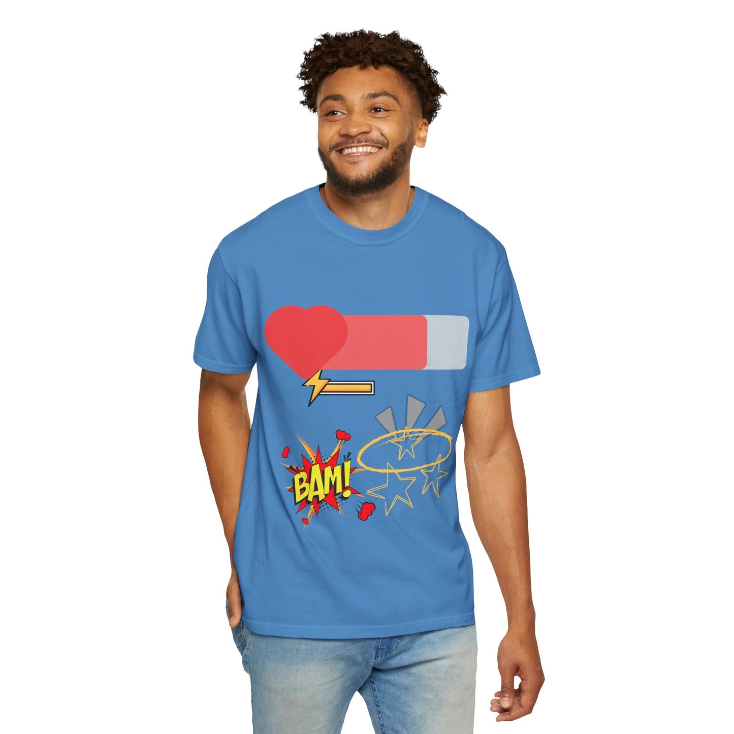 Empowered Vibes Unisex T-Shirt - Heartbeat and Resilience Design