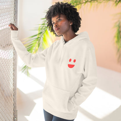 Hoodie — "SMILE: Small Miracles In Life Exist" Fleece Pullover