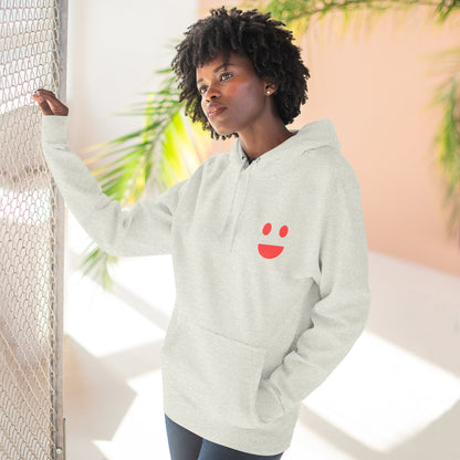 Hoodie — "SMILE: Small Miracles In Life Exist" Fleece Pullover