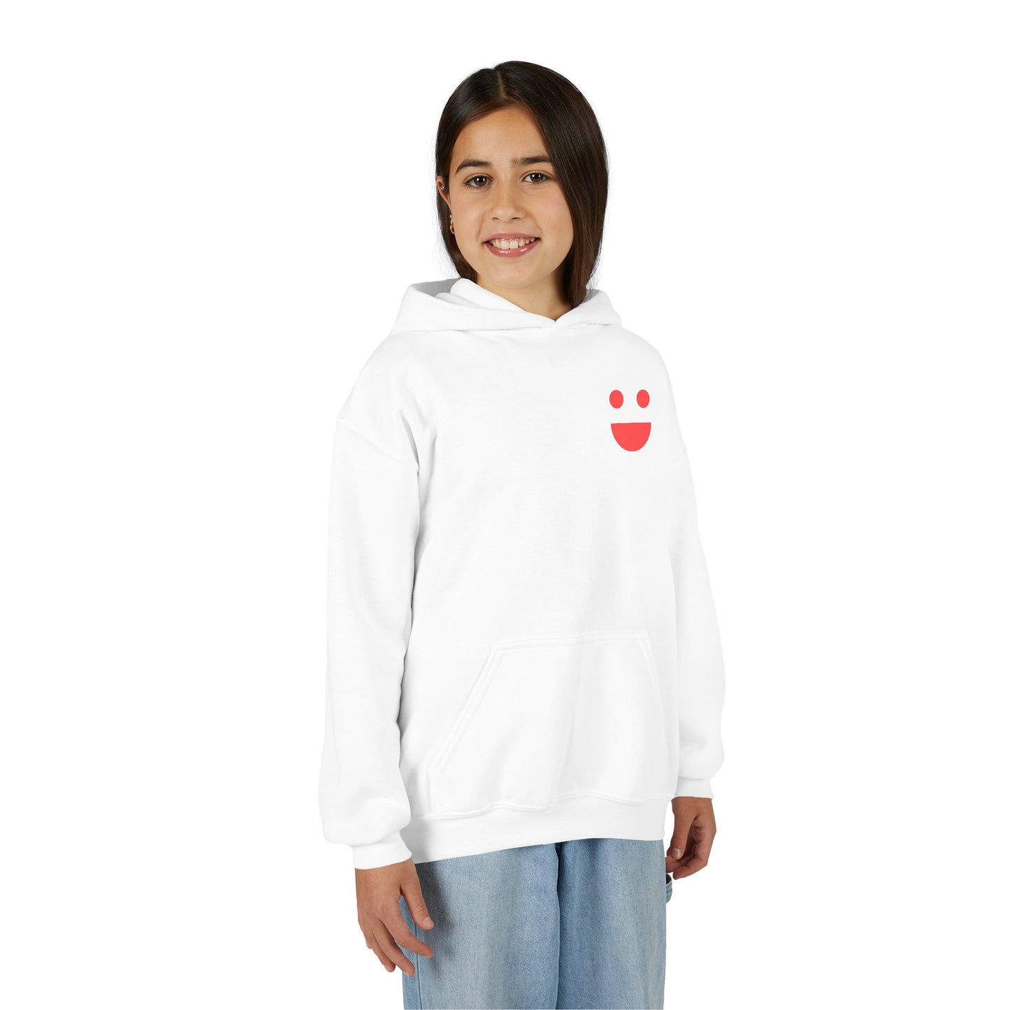 Youth Hoodie - 'Smile: Small Miracles In Life Exist' Positive Graphic Hoodie