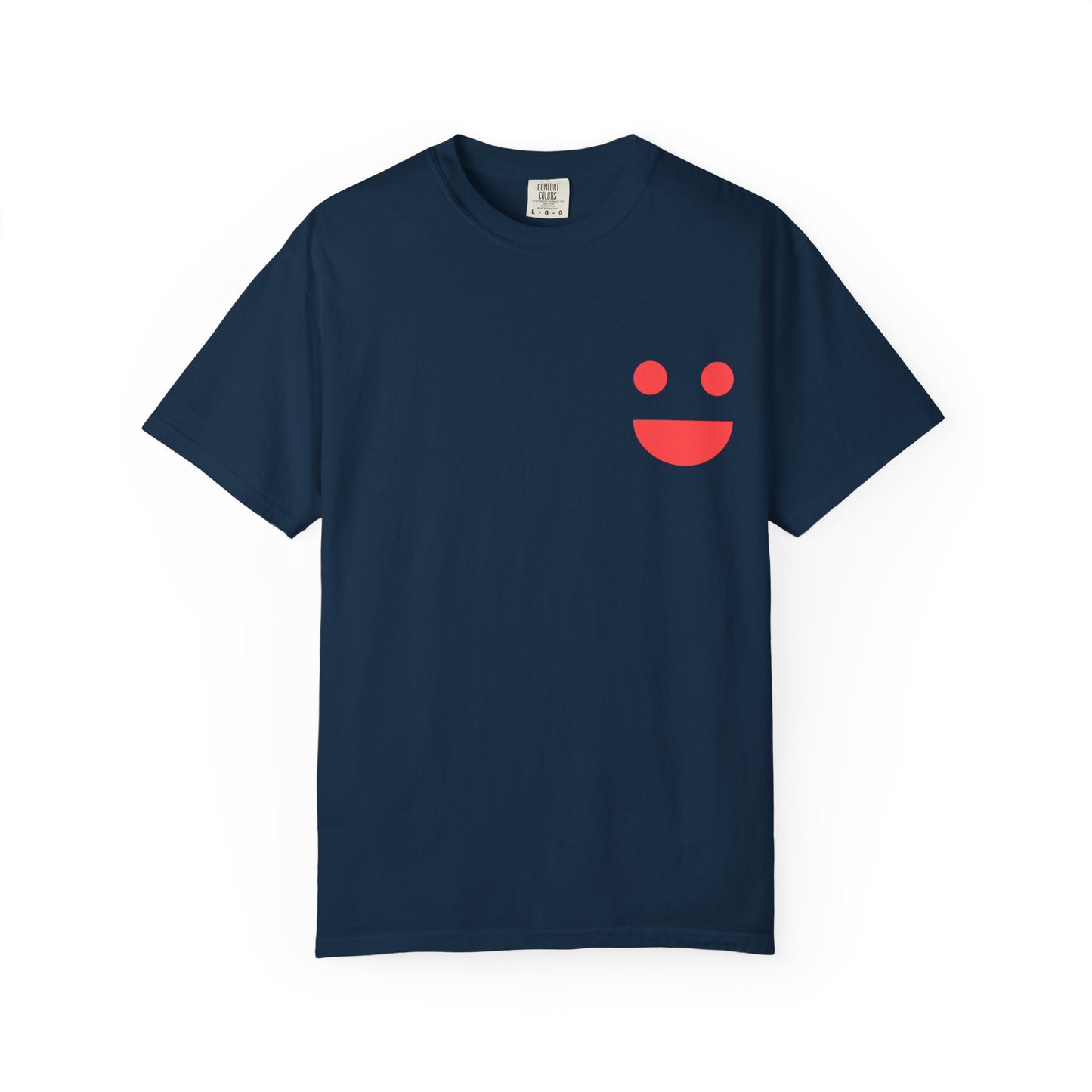Smile Pocket Tee — “Small Miracles in Life Exist” Inspirational Graphic T-Shirt