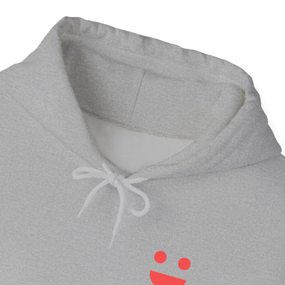 Hoodie — 'Small Miracles In Life Exist' Minimal Smiley Pullover