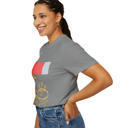 Empowered Vibes Unisex T-Shirt - Heartbeat and Resilience Design