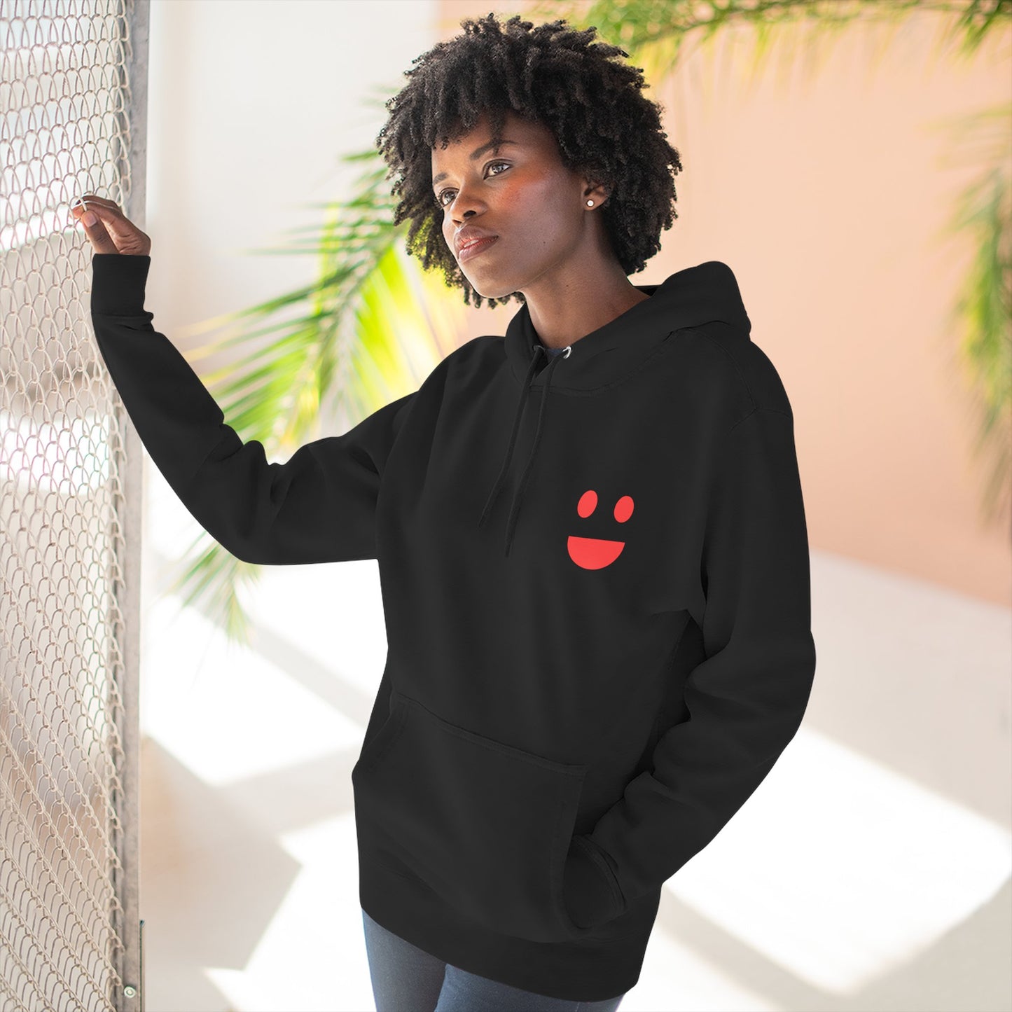 Hoodie — "SMILE: Small Miracles In Life Exist" Fleece Pullover