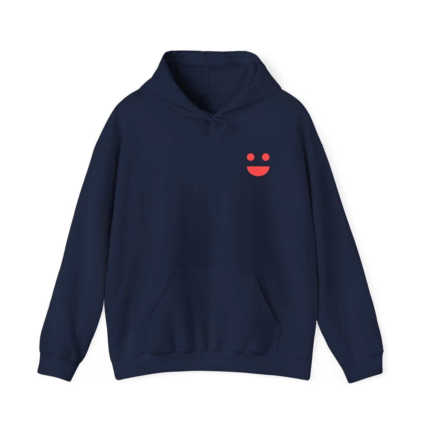 Hoodie — 'Small Miracles In Life Exist' Minimal Smiley Pullover