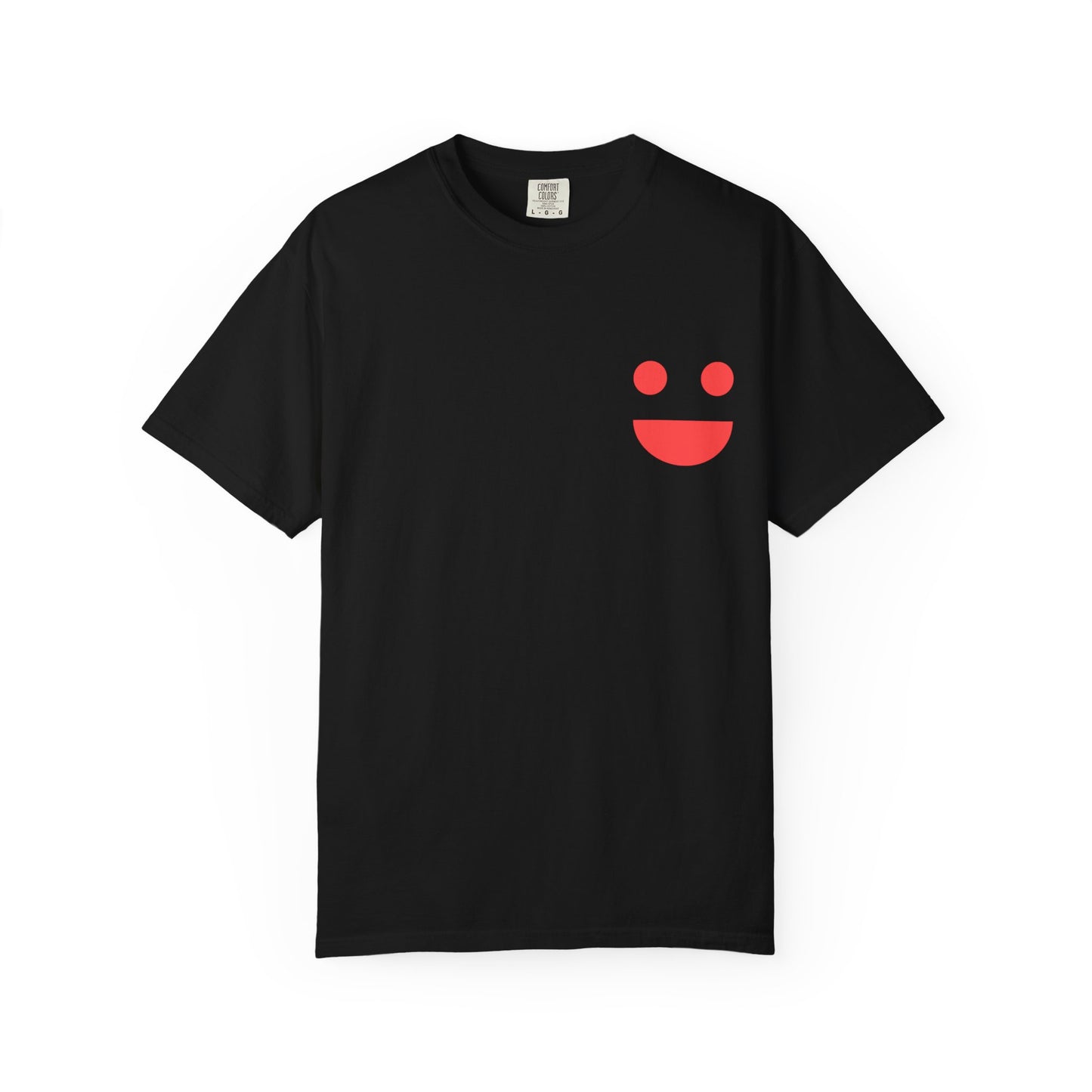 Smile Pocket Tee — “Small Miracles in Life Exist” Inspirational Graphic T-Shirt