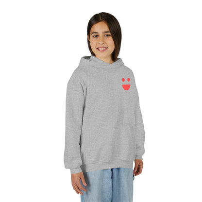 Youth Hoodie - 'Smile: Small Miracles In Life Exist' Positive Graphic Hoodie