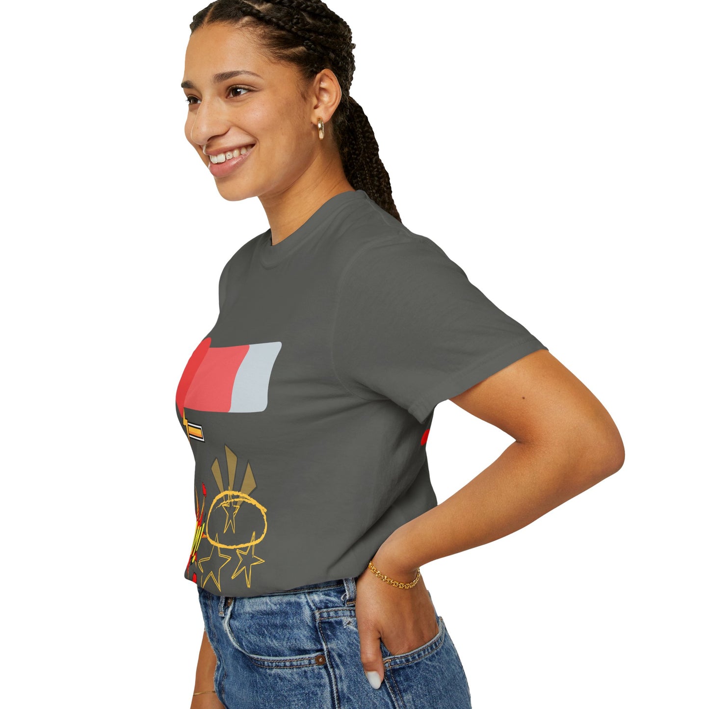 Empowered Vibes Unisex T-Shirt - Heartbeat and Resilience Design