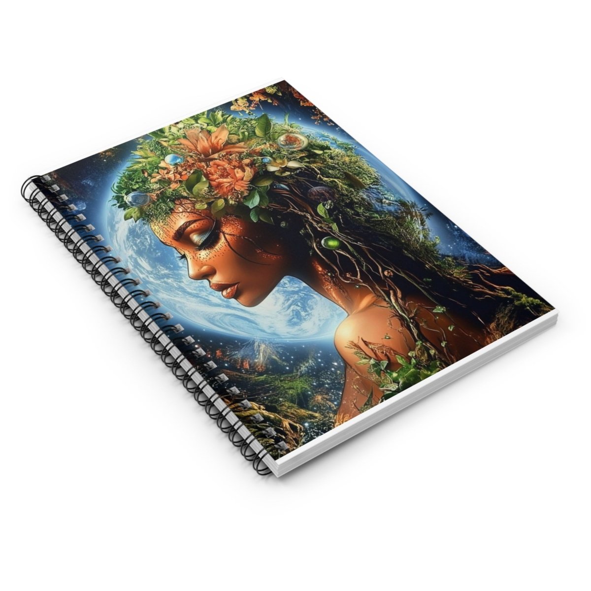 Spiral Notebook - Gaia Inspired Theme - DCCXIV.storePaper products