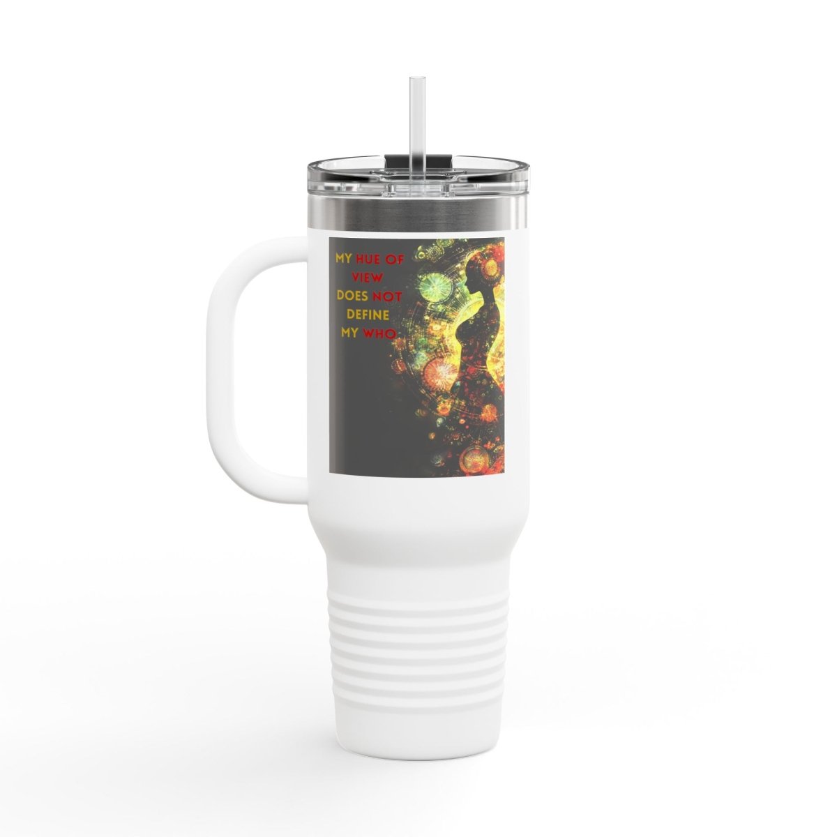 Vibrant Insulated Travel Mug, 40oz - Perfect for Coffee Lovers, On - the - Go Hydration, Gifts for Her, Motivational Sips, Unique Designs - DCCXIV.storeMug