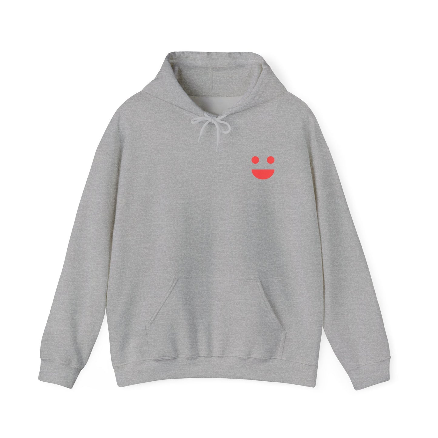 Hoodie — 'Small Miracles In Life Exist' Minimal Smiley Pullover