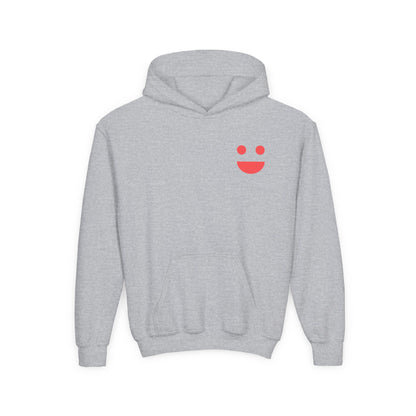 Youth Hoodie - 'Smile: Small Miracles In Life Exist' Positive Graphic Hoodie