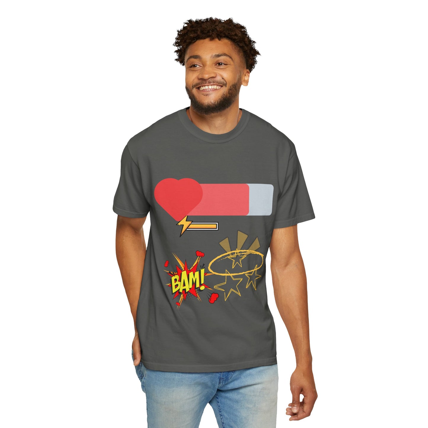 Empowered Vibes Unisex T-Shirt - Heartbeat and Resilience Design