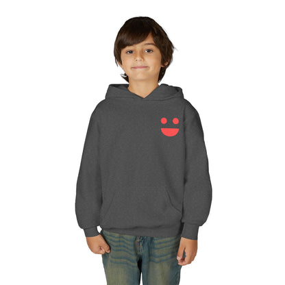 Youth Hoodie - 'Smile: Small Miracles In Life Exist' Positive Graphic Hoodie