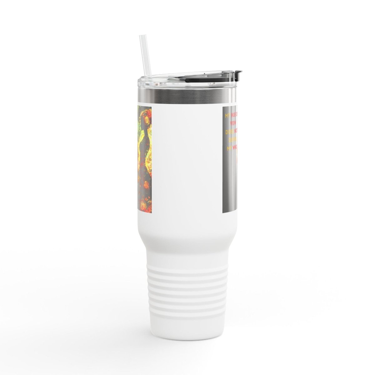 Vibrant Insulated Travel Mug, 40oz - Perfect for Coffee Lovers, On - the - Go Hydration, Gifts for Her, Motivational Sips, Unique Designs - DCCXIV.storeMug