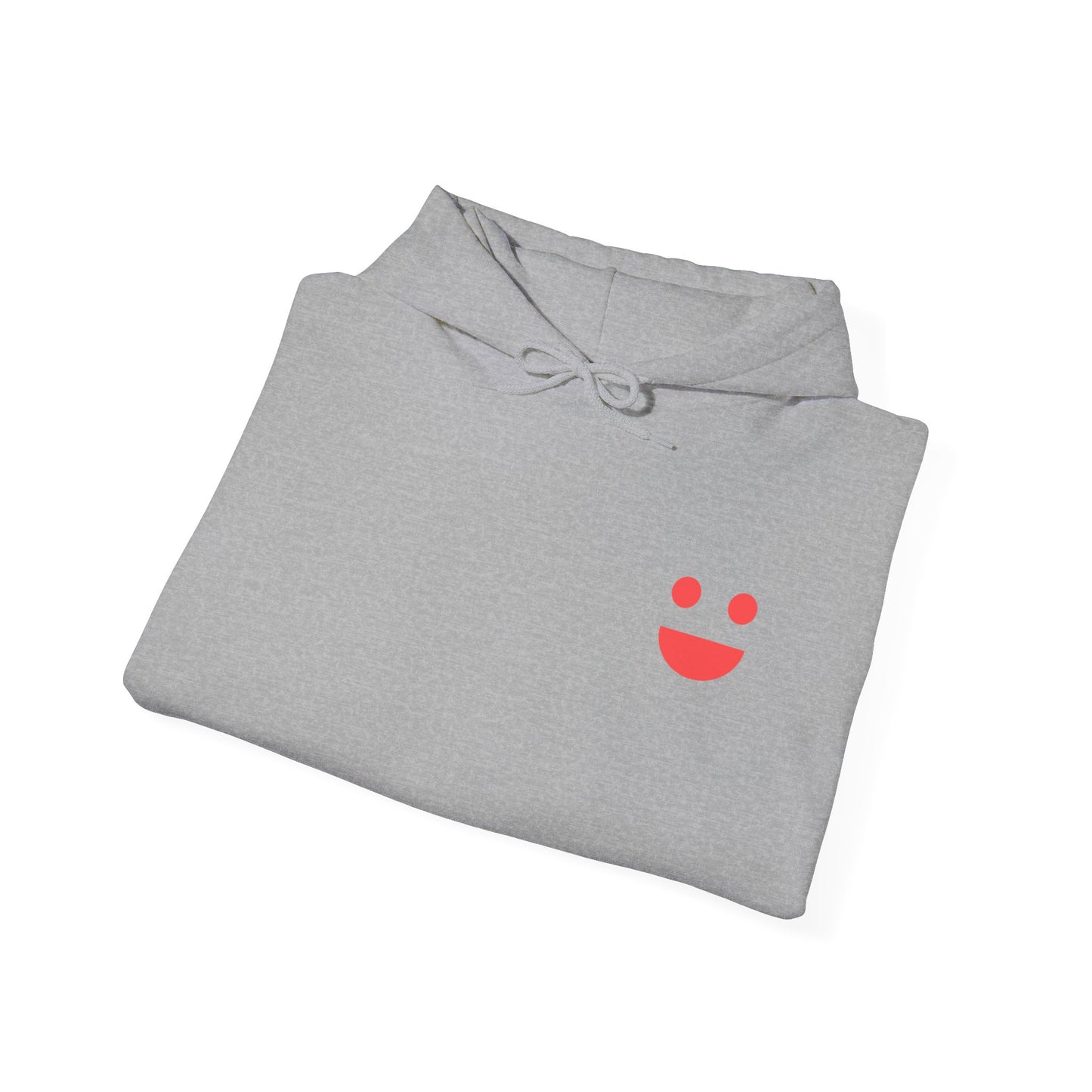 Hoodie — 'Small Miracles In Life Exist' Minimal Smiley Pullover