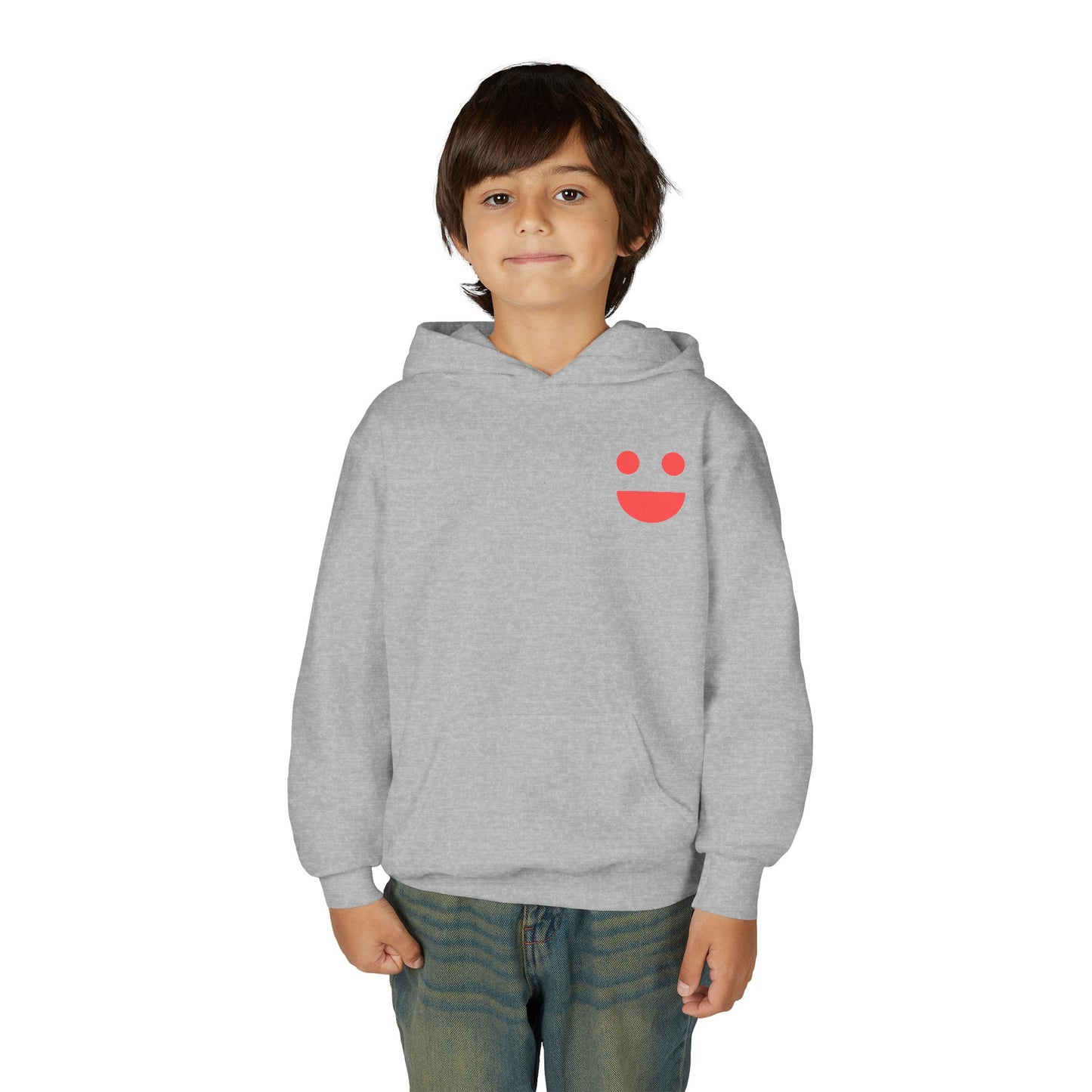 Youth Hoodie - 'Smile: Small Miracles In Life Exist' Positive Graphic Hoodie