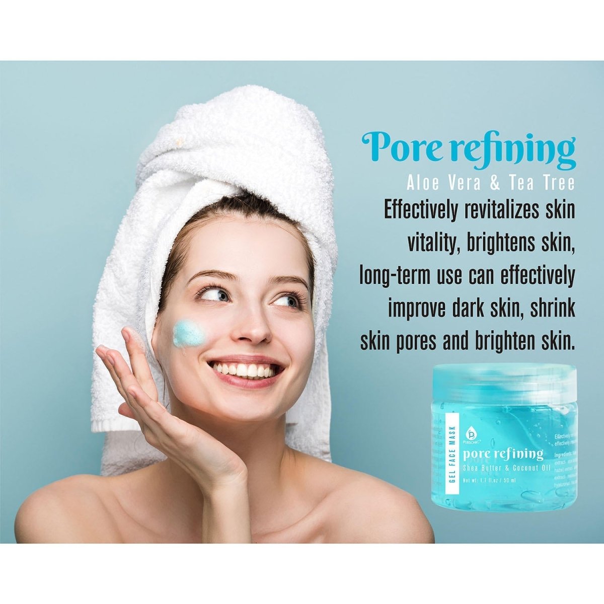 3 Pack Facial Therapy Gel Face Mask With Mask Applicator - DCCXIV.store