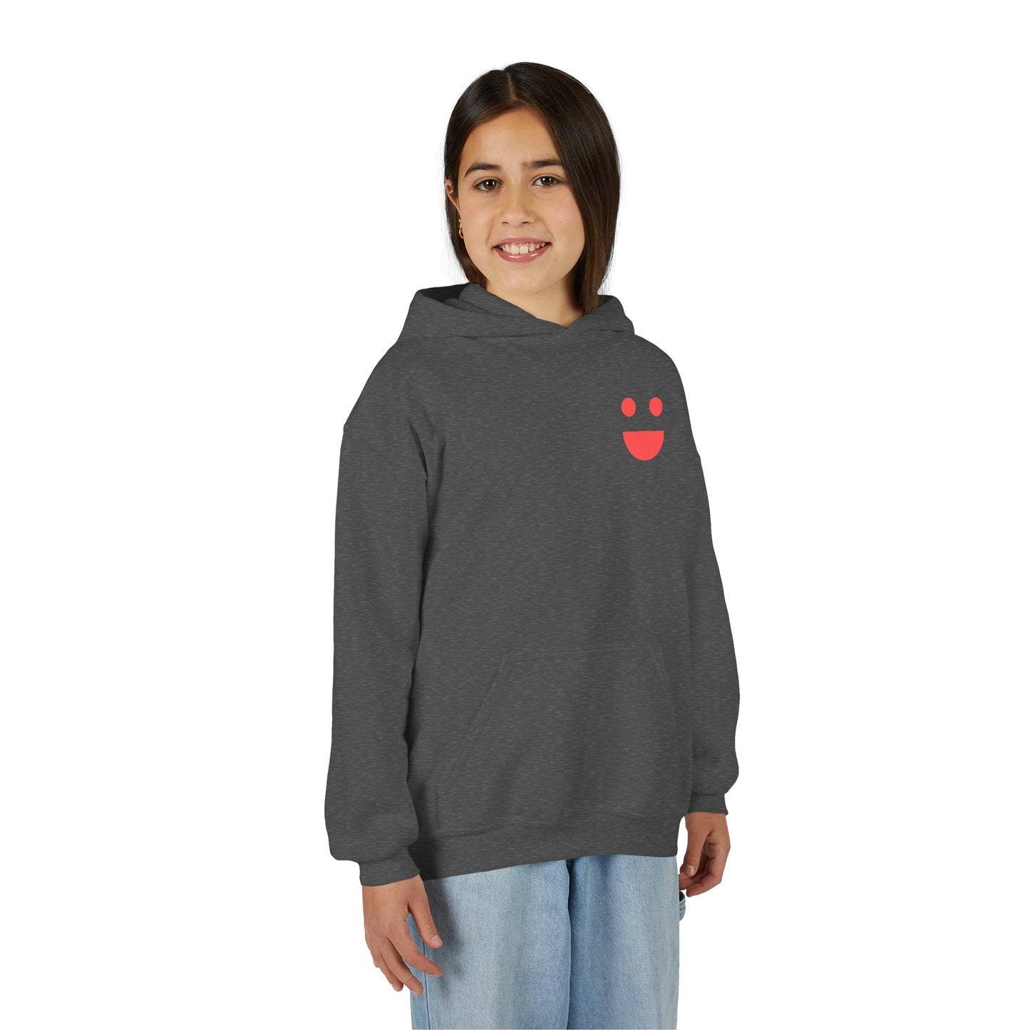Youth Hoodie - 'Smile: Small Miracles In Life Exist' Positive Graphic Hoodie