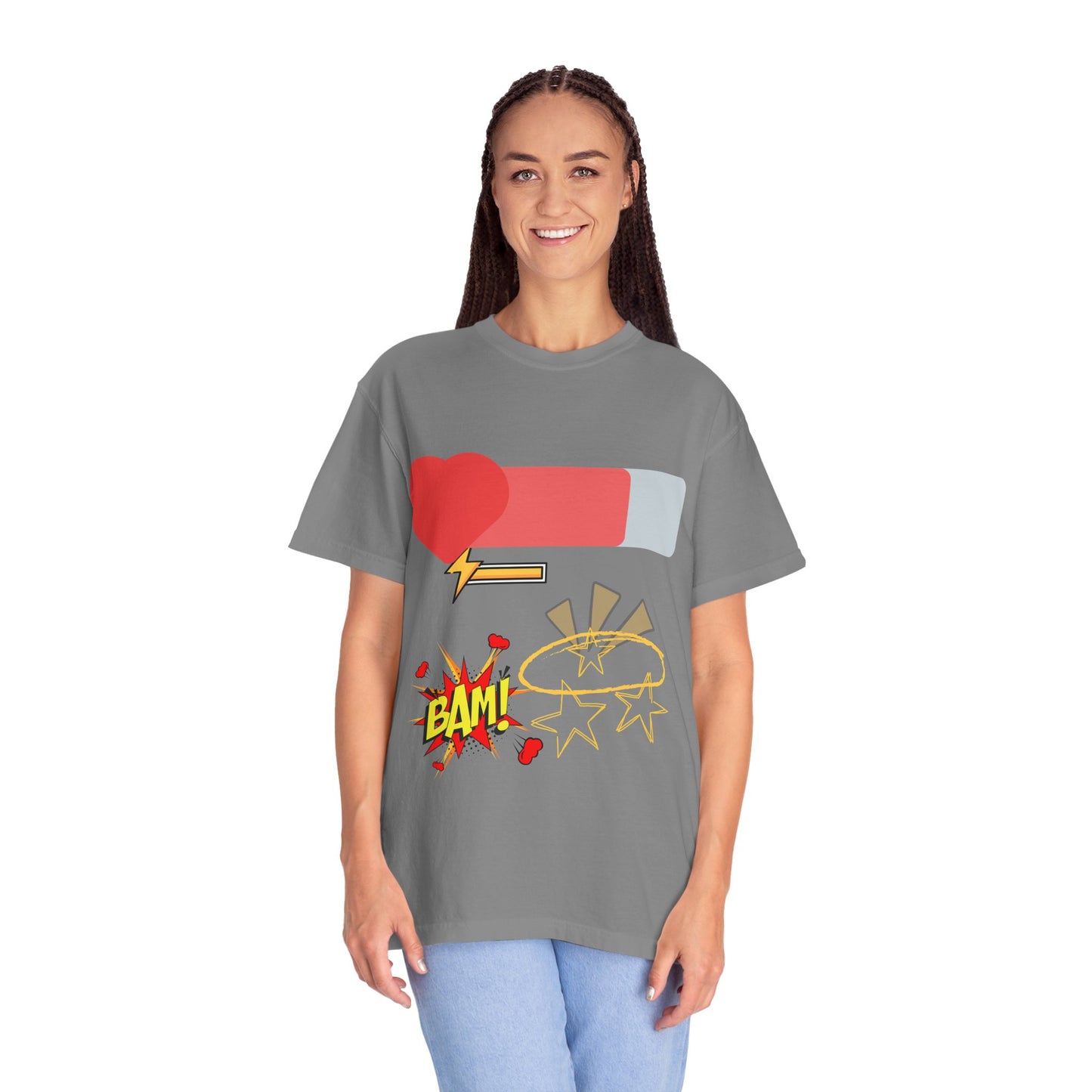 Empowered Vibes Unisex T-Shirt - Heartbeat and Resilience Design