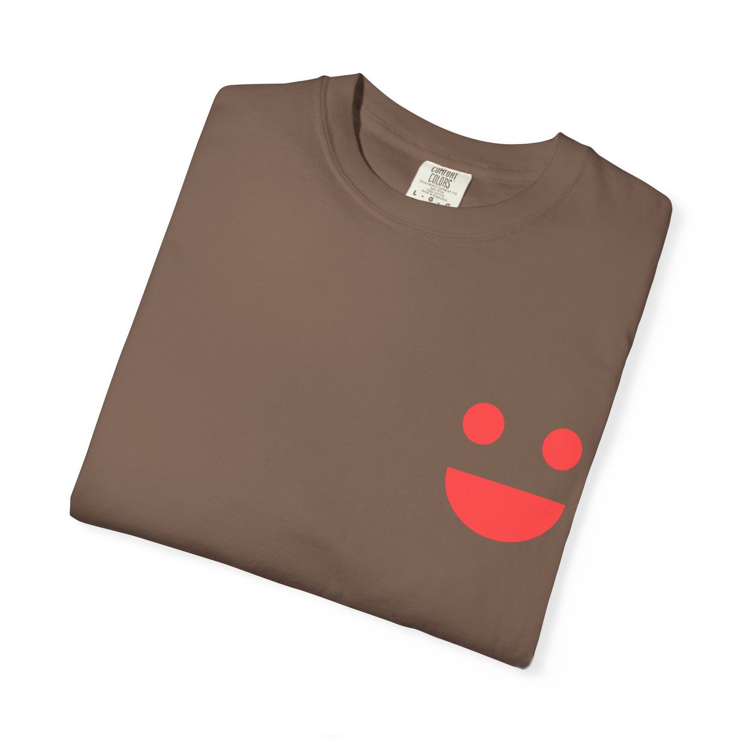 Smile Pocket Tee — “Small Miracles in Life Exist” Inspirational Graphic T-Shirt