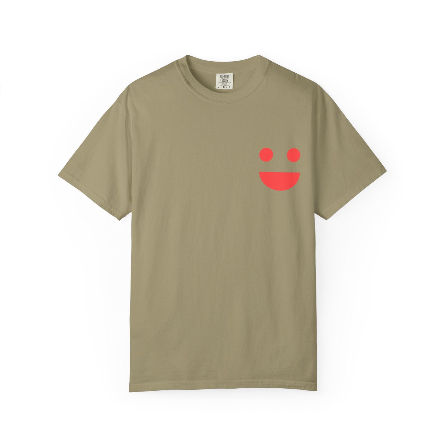 Smile Pocket Tee — “Small Miracles in Life Exist” Inspirational Graphic T-Shirt