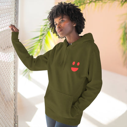Hoodie — "SMILE: Small Miracles In Life Exist" Fleece Pullover