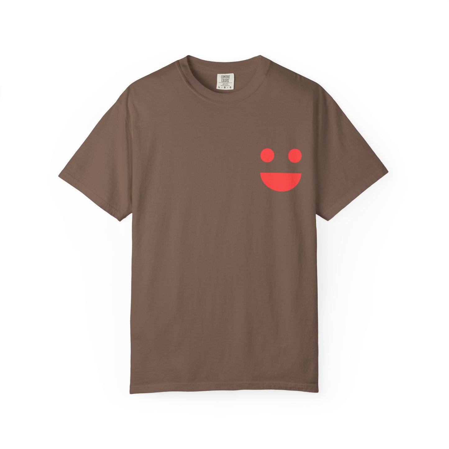 Smile Pocket Tee — “Small Miracles in Life Exist” Inspirational Graphic T-Shirt