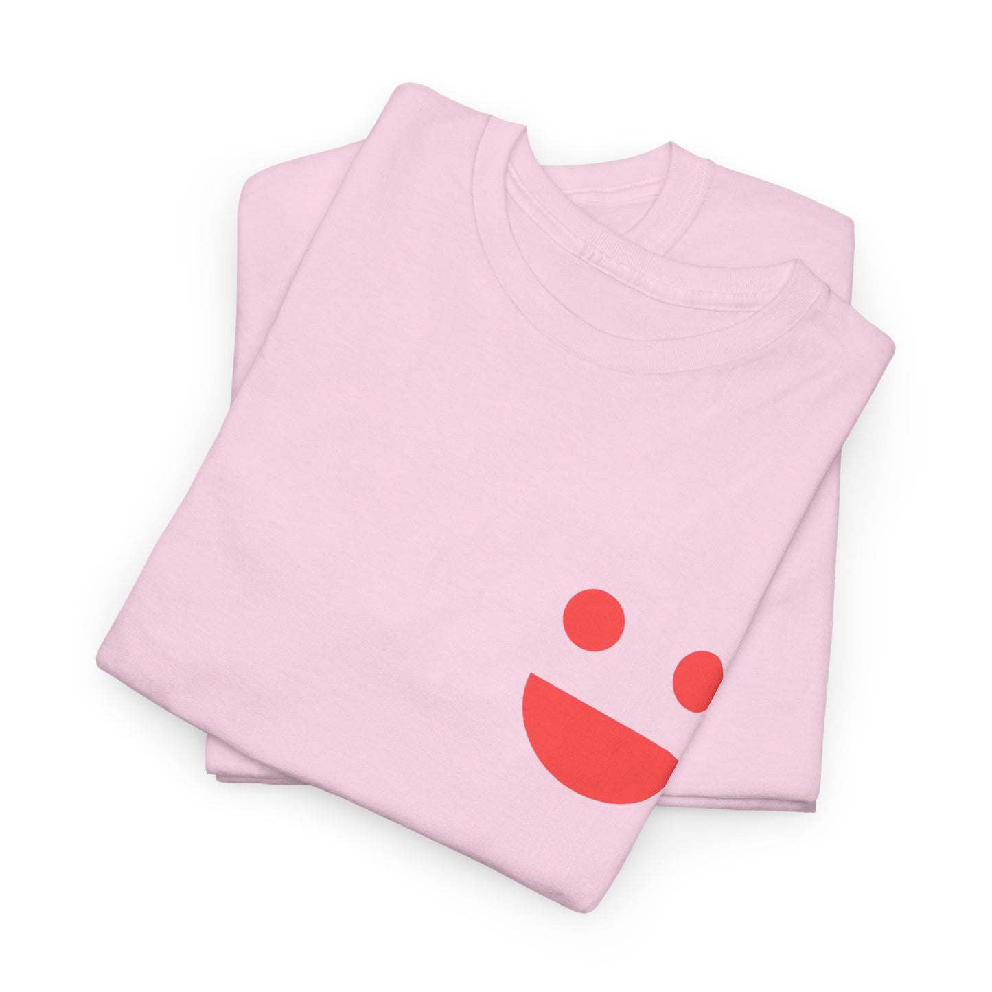 T-Shirt — “SMILE” Small Miracles In Life Exist Back Print, Minimal Smile Front