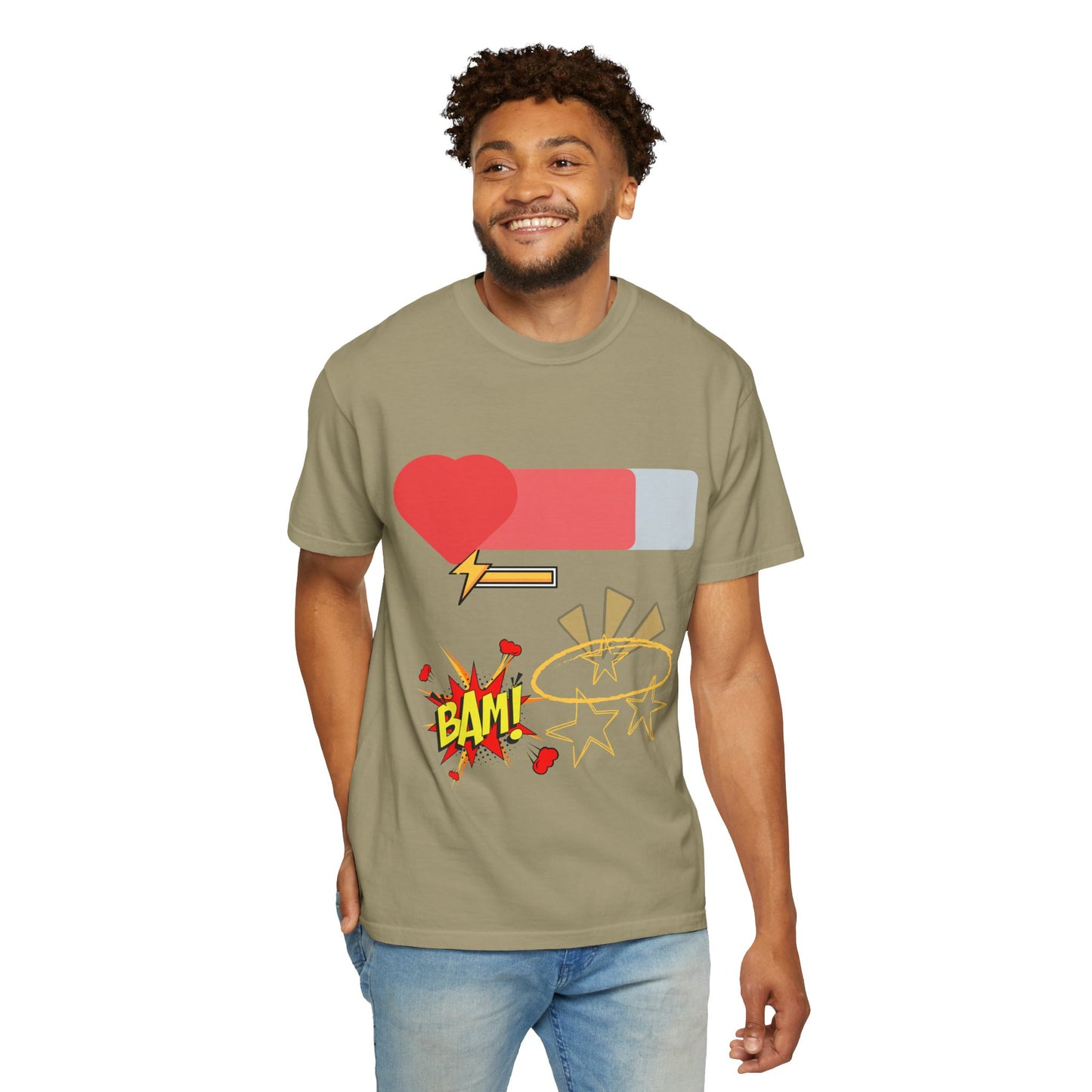 Empowered Vibes Unisex T-Shirt - Heartbeat and Resilience Design