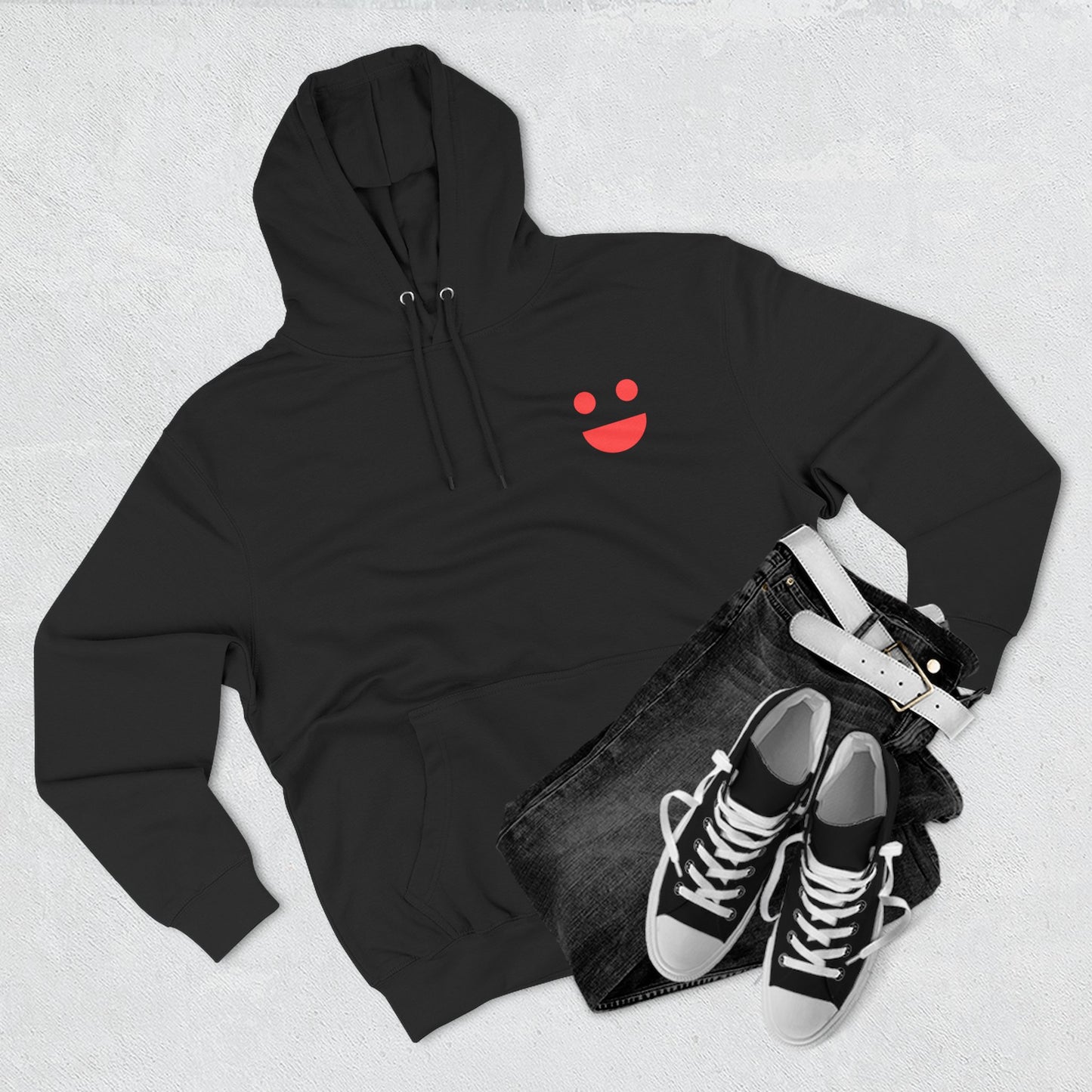 Hoodie — "SMILE: Small Miracles In Life Exist" Fleece Pullover