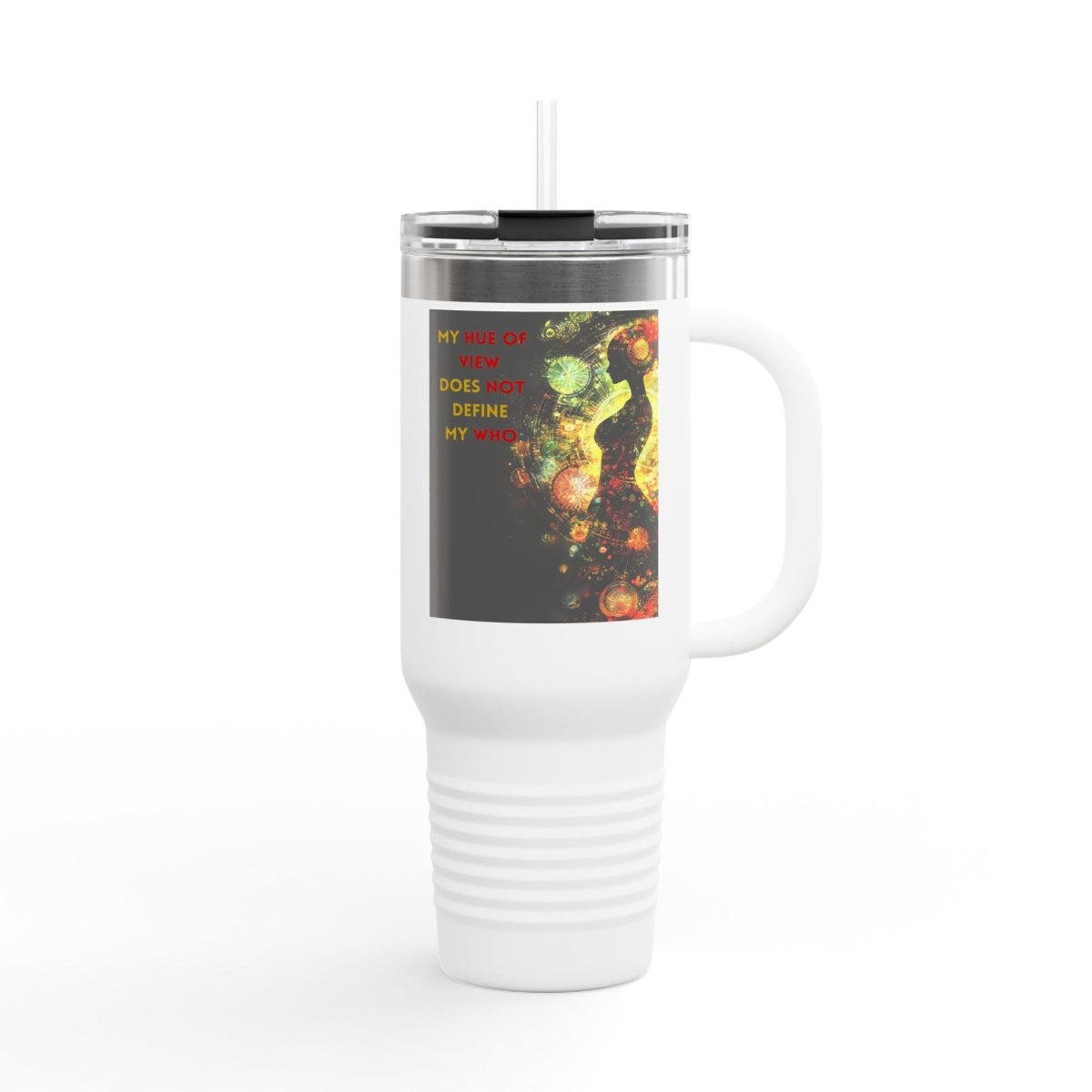 Vibrant Insulated Travel Mug, 40oz - Perfect for Coffee Lovers, On - the - Go Hydration, Gifts for Her, Motivational Sips, Unique Designs - DCCXIV.storeMug