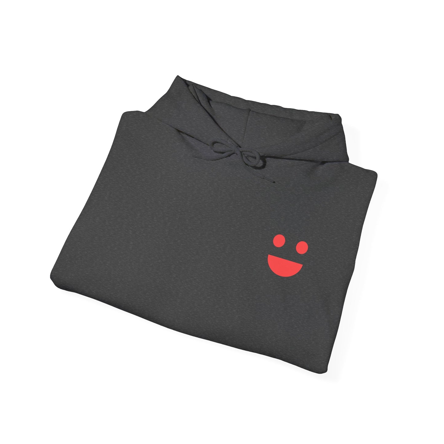 Hoodie — 'Small Miracles In Life Exist' Minimal Smiley Pullover