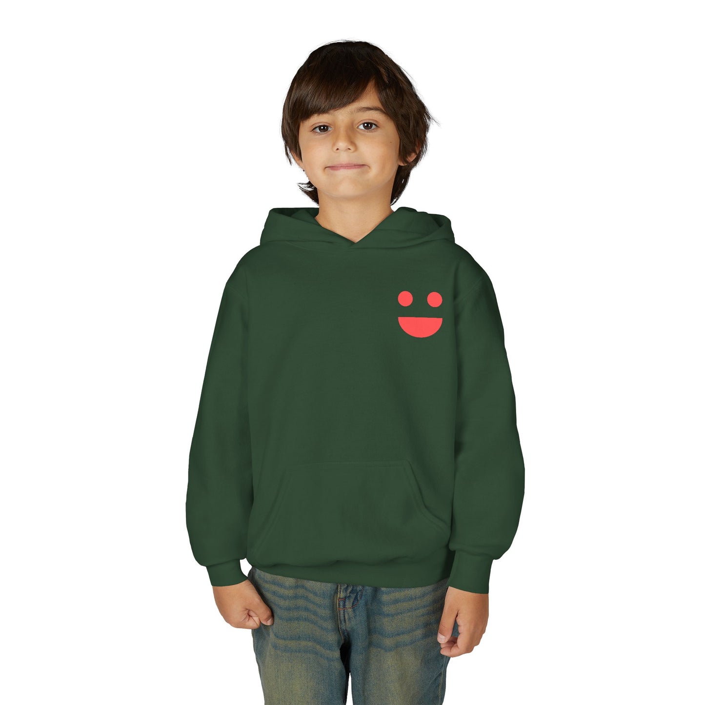 Youth Hoodie - 'Smile: Small Miracles In Life Exist' Positive Graphic Hoodie