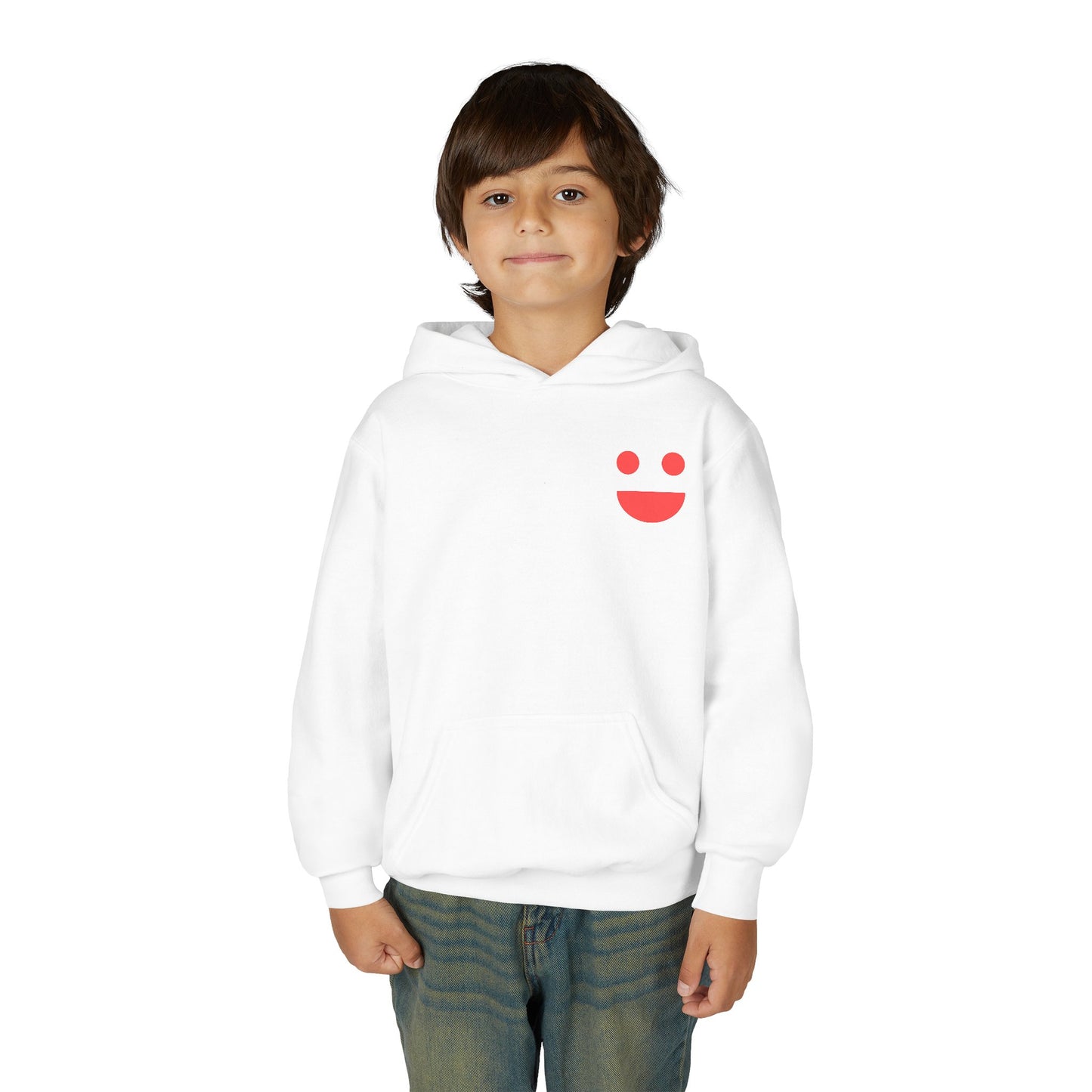 Youth Hoodie - 'Smile: Small Miracles In Life Exist' Positive Graphic Hoodie