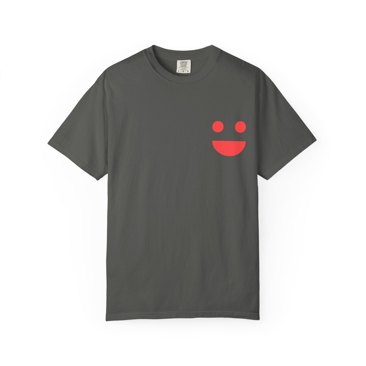 Smile Pocket Tee — “Small Miracles in Life Exist” Inspirational Graphic T-Shirt