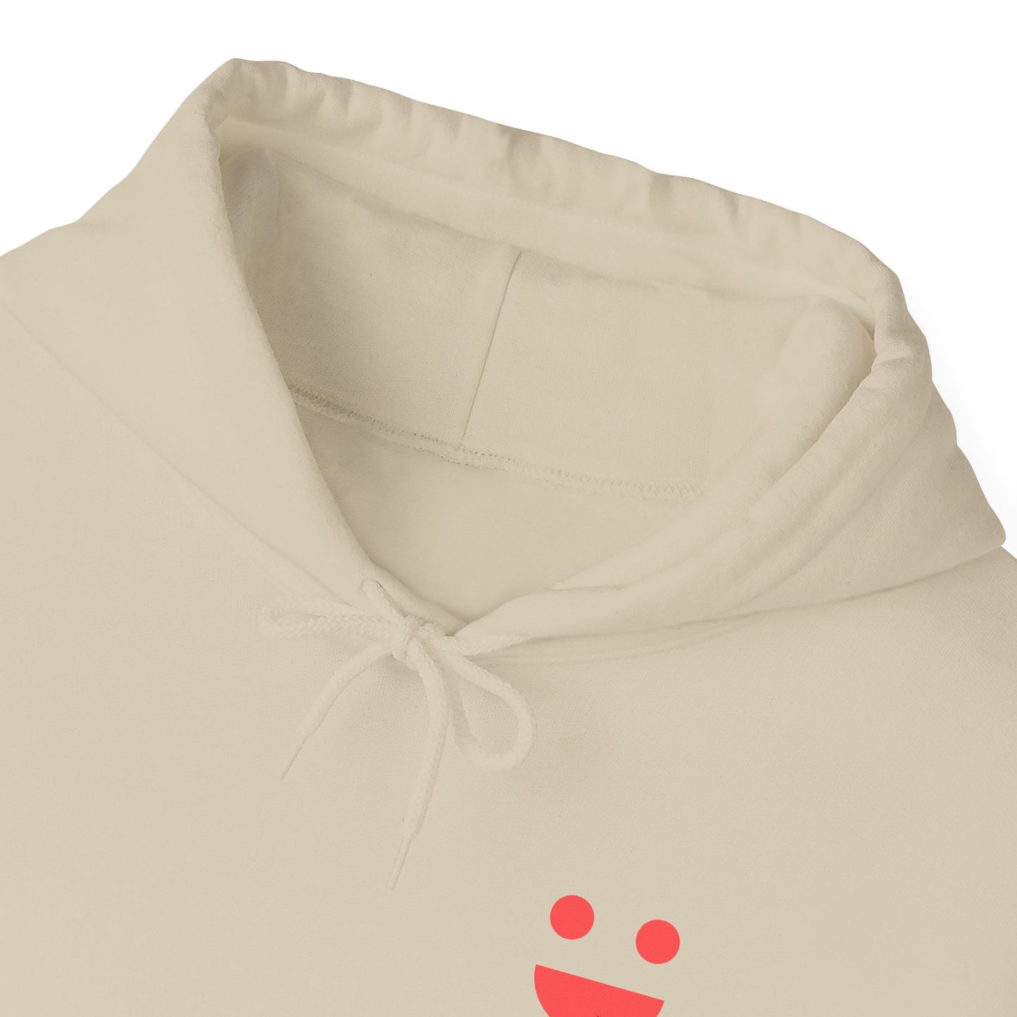 Hoodie — 'Small Miracles In Life Exist' Minimal Smiley Pullover