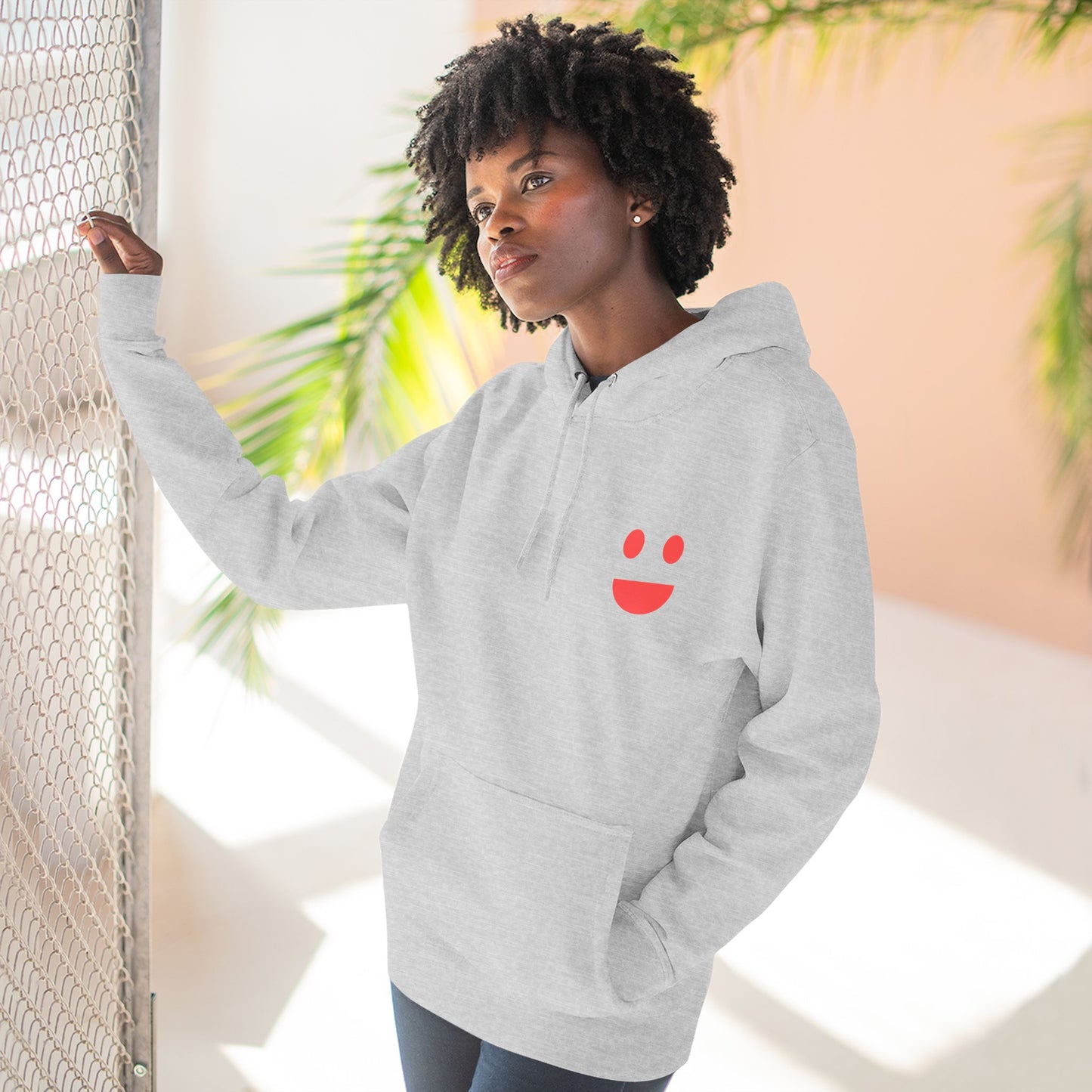 Hoodie — "SMILE: Small Miracles In Life Exist" Fleece Pullover