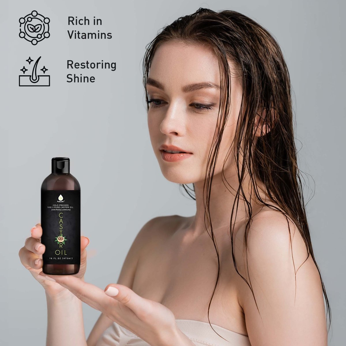 Pursonic Essential Oils & Skin Care Mega Bundle – 100% Pure Golden Jojoba Oil, Rosehip Oil, Sweet Almond Oil, Fractionated Coconut Oil, and Castor Oil - DCCXIV.store