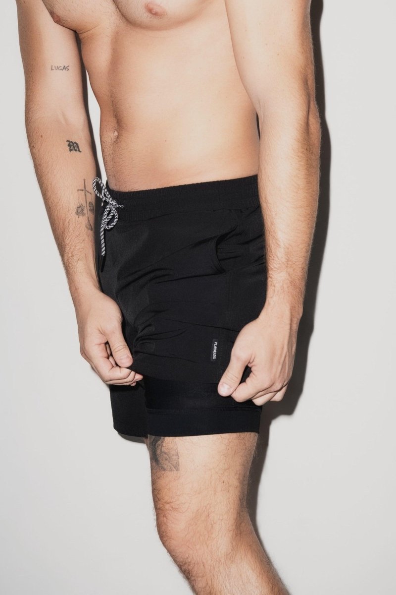 Tulum Volley Swim Trunk Black - DCCXIV.store