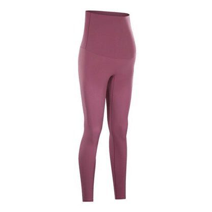Buttery-soft High Rise Yoga Pants Sport Gym Leggings Pregnant Woman Four-ways Stretchy Home Fitness Workout Leggings-1