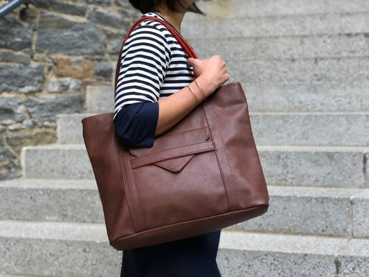 Borough Vegan Leather Tote - DCCXIV.store