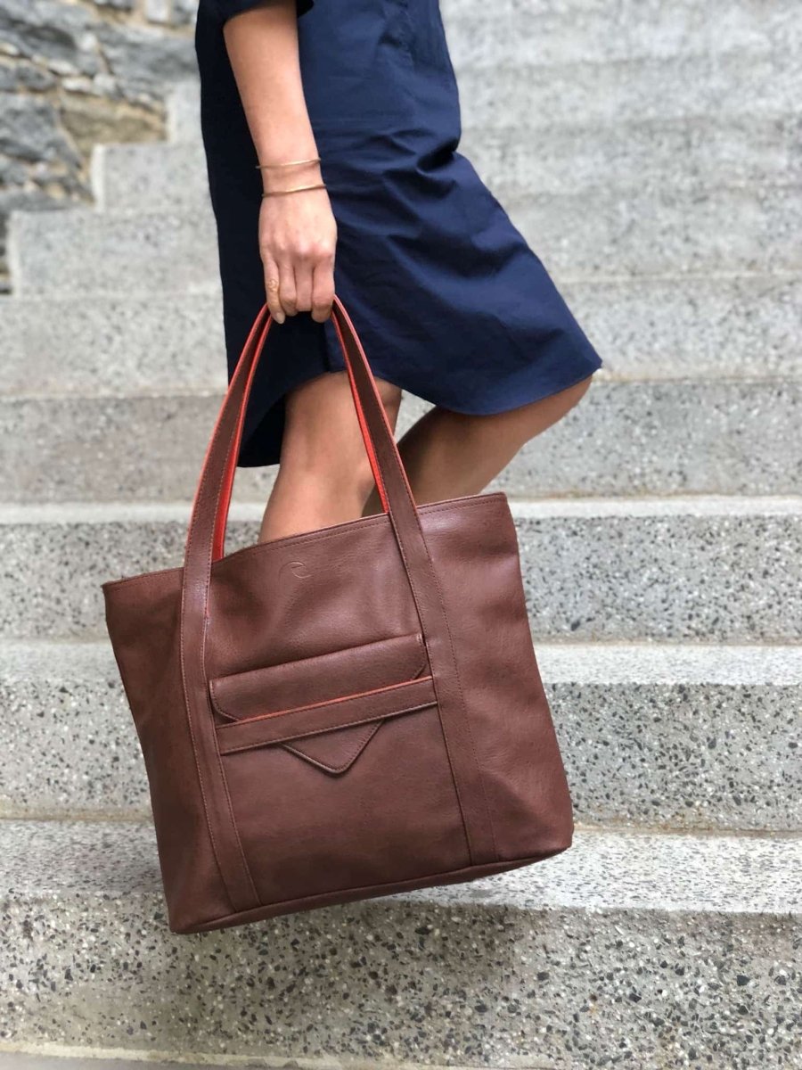 Borough Vegan Leather Tote - DCCXIV.store